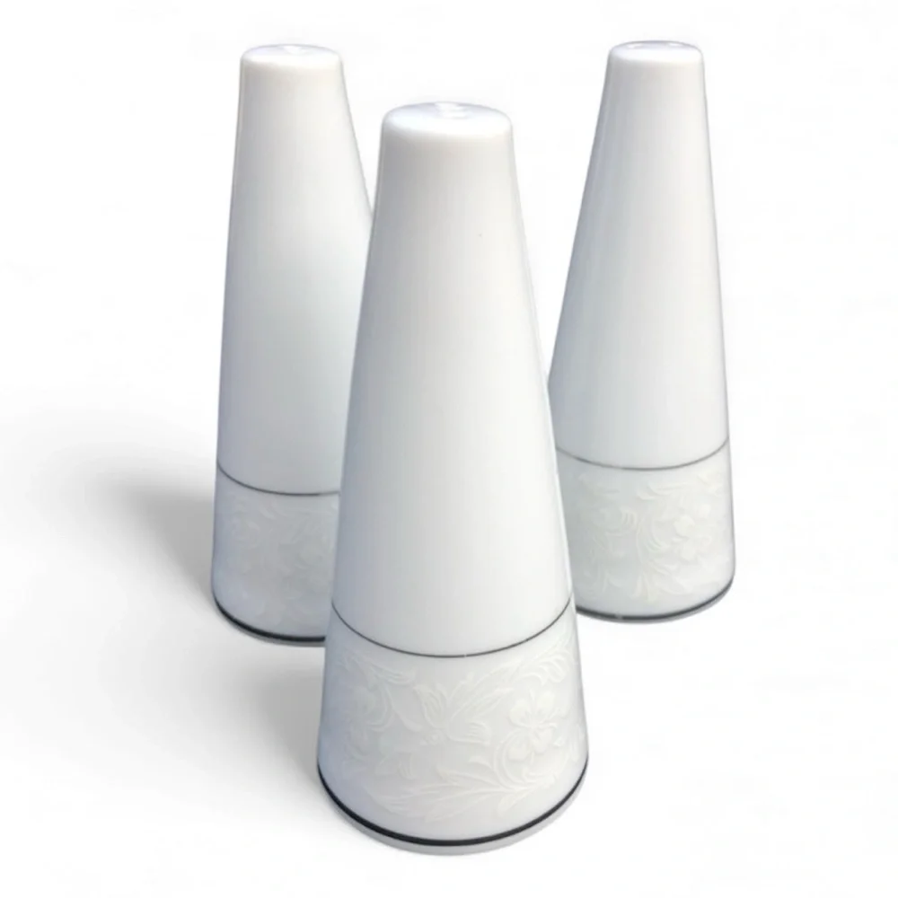 MCM Brocade Salt & Pepper Shakers by Style House - 2 salts 1 pepper - Japan